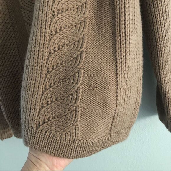 Bentley Vintage 100% wool heavy weight wool turtleneck sweater size large - Picture 3 of 9